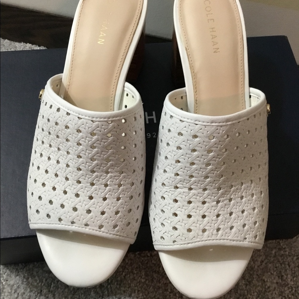 Cole Haan true white leather mule - Picture 15 of 15